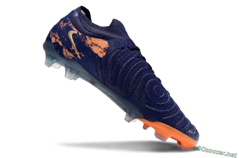 Unisex Nike Phantom Luna Elite FG Football Boots - Blue/White/Orange 4