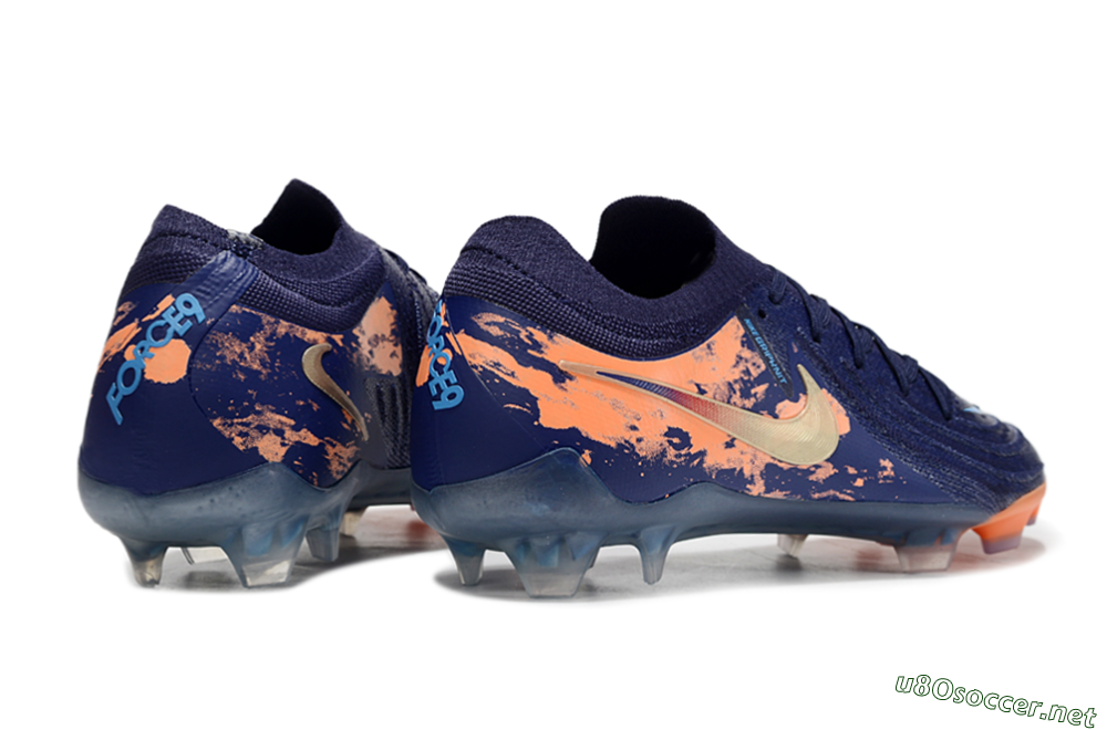 Unisex Nike Phantom Luna Elite FG Football Boots - Blue/White/Orange 6