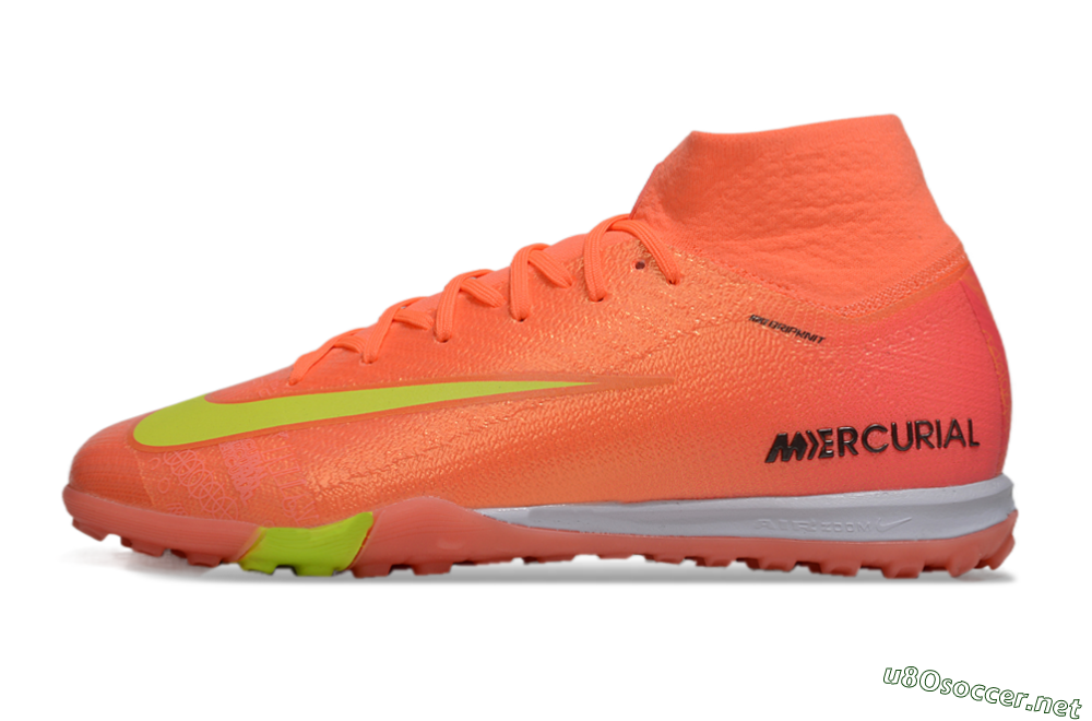 Unisex Nike Air Zoom Mercurial Superfly 9 Elite TF Football Shoes - Red/Yellow/White 0