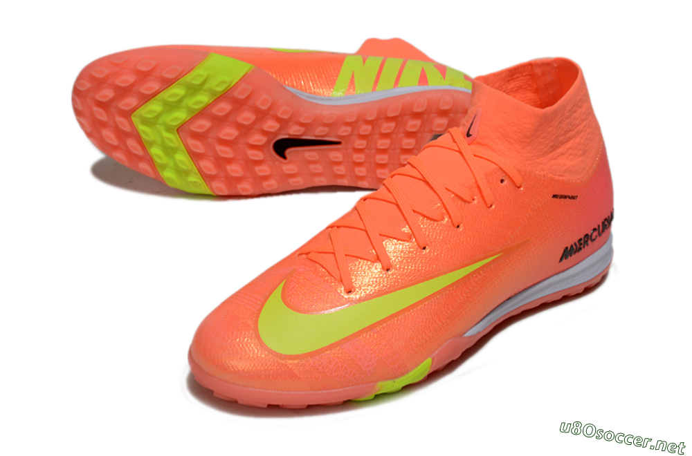 Unisex Nike Air Zoom Mercurial Superfly 9 Elite TF Football Shoes - Red/Yellow/White 3