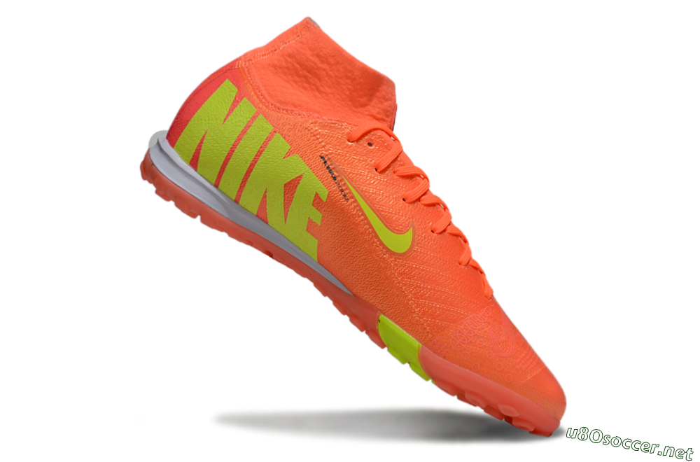 Unisex Nike Air Zoom Mercurial Superfly 9 Elite TF Football Shoes - Red/Yellow/White 4