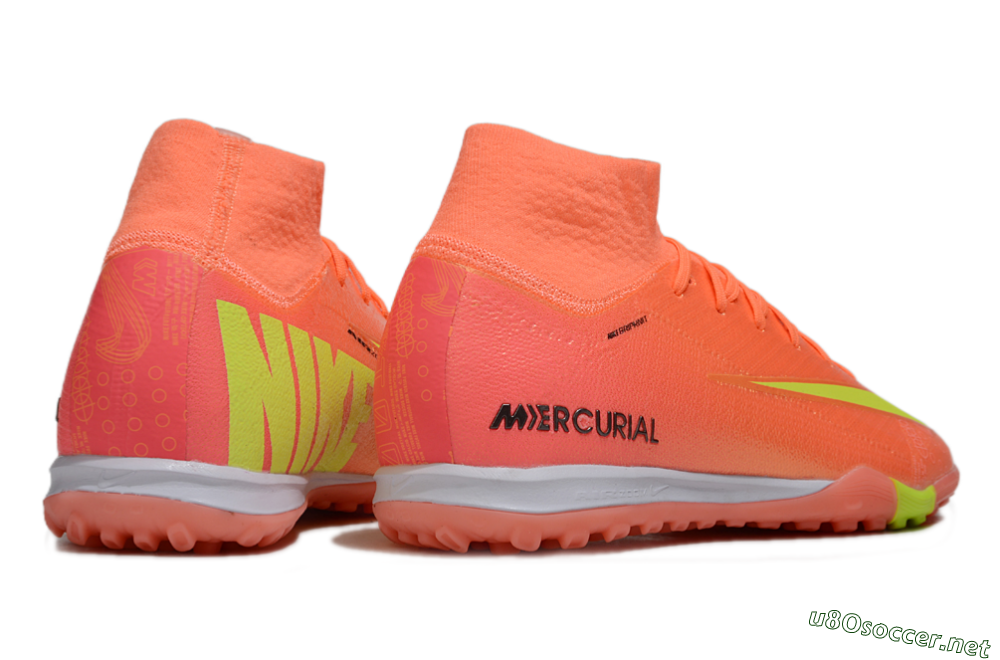 Unisex Nike Air Zoom Mercurial Superfly 9 Elite TF Football Shoes - Red/Yellow/White 6