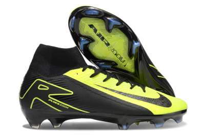 Unisex Nike Air Zoom Mercurial Superfly 10 Elite FG Football Boots - Black/Yellow