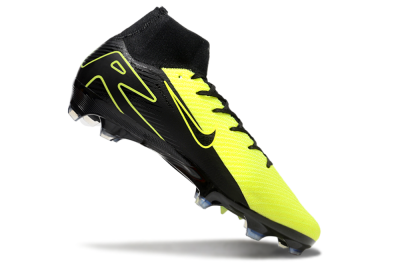 Unisex Nike Air Zoom Mercurial Superfly 10 Elite FG Football Boots - Black/Yellow