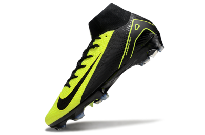 Unisex Nike Air Zoom Mercurial Superfly 10 Elite FG Football Boots - Black/Yellow