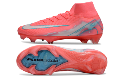Unisex Nike Air Zoom Mercurial Superfly 10 Elite FG Football Boots - Red/Silver/Blue