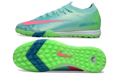 Men's Nike Air Zoom Mercurial Vapor 16 Elite TF Football Shoes - Jade/Pink/White