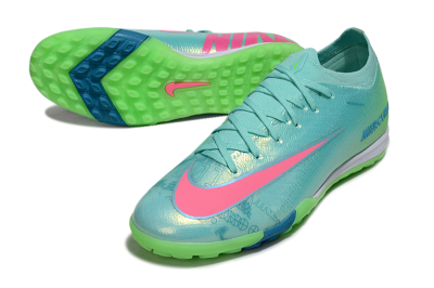 Men's Nike Air Zoom Mercurial Vapor 16 Elite TF Football Shoes - Jade/Pink/White