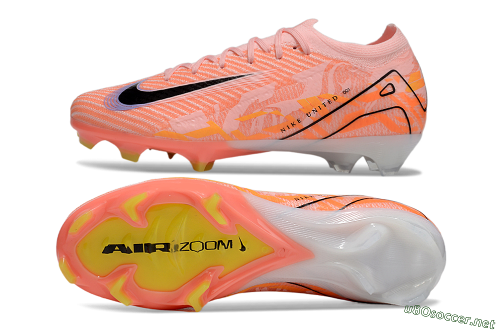 Unisex Nike Air Zoom Mercurial Vapor 16 Elite FG Football Boots - Pink/Black/Purple 1