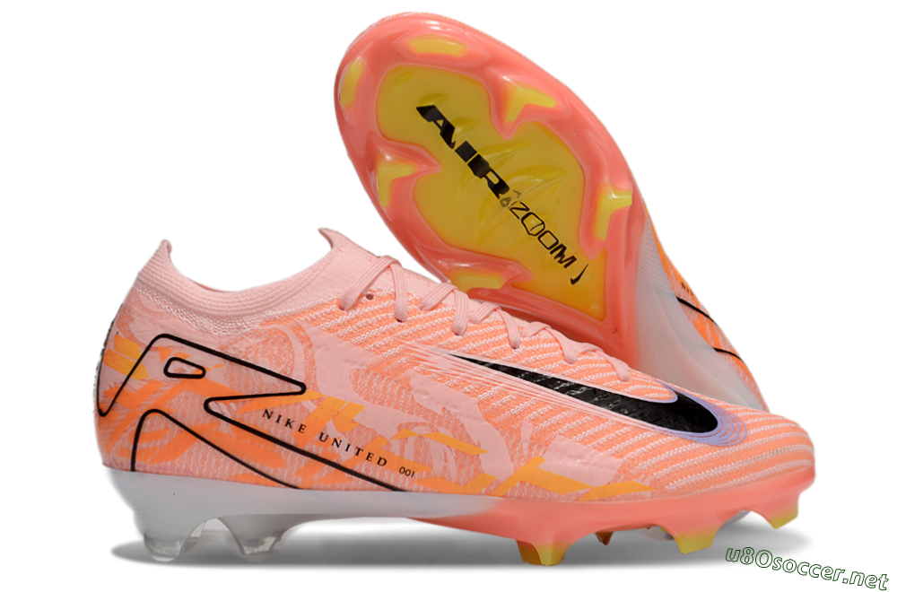 Unisex Nike Air Zoom Mercurial Vapor 16 Elite FG Football Boots - Pink/Black/Purple 2