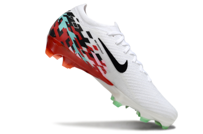 Unisex Nike Air Zoom Mercurial Vapor 16 Elite FG Football Boots - White/Black/Red
