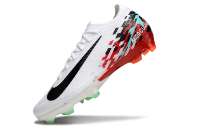 Unisex Nike Air Zoom Mercurial Vapor 16 Elite FG Football Boots - White/Black/Red
