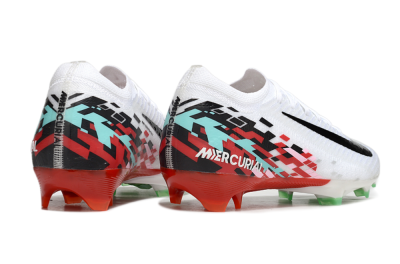 Unisex Nike Air Zoom Mercurial Vapor 16 Elite FG Football Boots - White/Black/Red