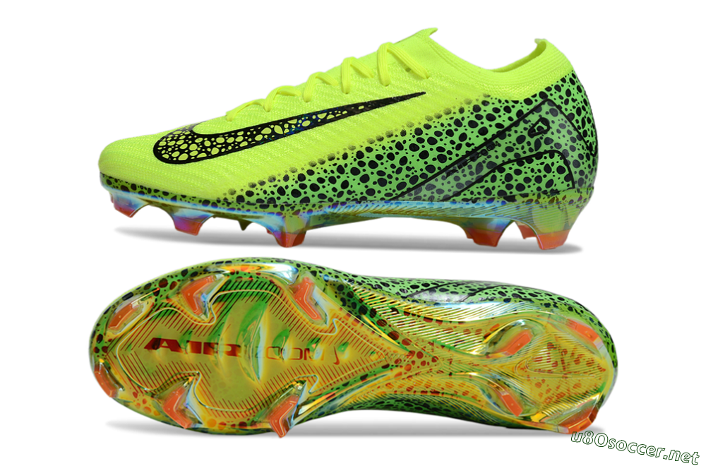 Unisex Nike Air Zoom Mercurial Vapor 16 Elite FG Football Boots - Yellow/Black/Orange 1