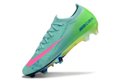 Unisex Nike Air Zoom Mercurial Vapor 16 Elite FG Football Boots - Jade/Pink/Blue