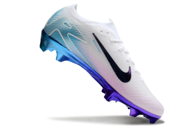 Unisex Nike Air Zoom Mercurial Vapor 16 Elite FG Football Boots - White/Purple/Blue