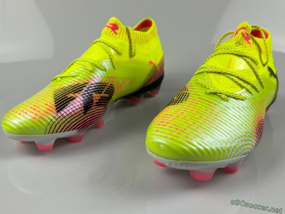 Men's Puma Future 8 Ultimate FG Football Boots - Yellow/Black/Pink