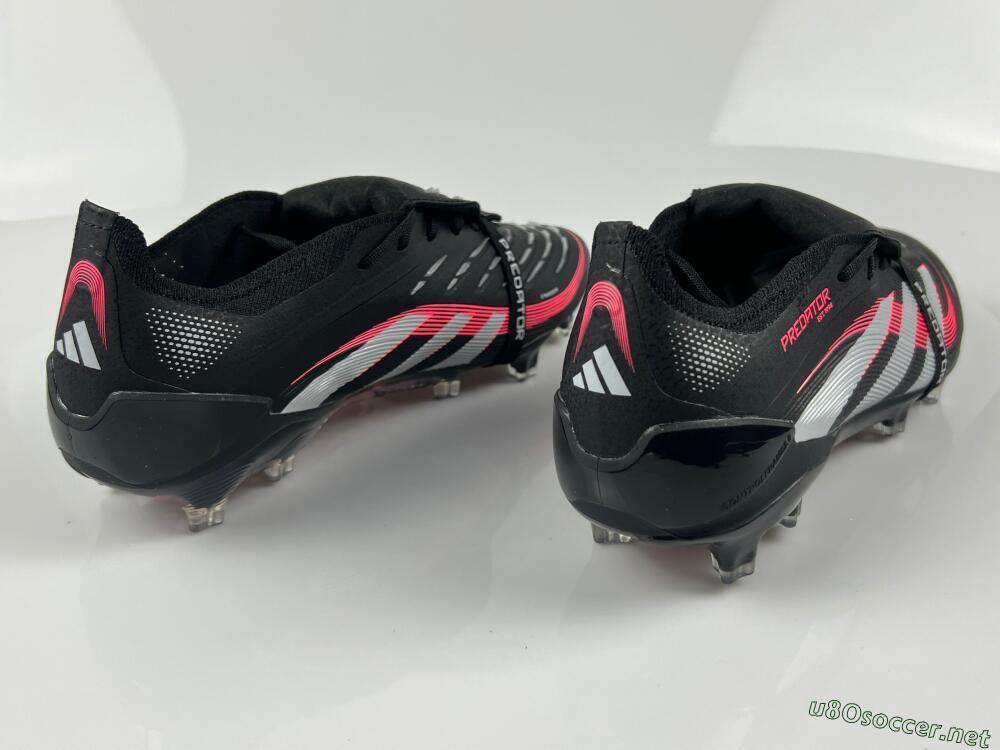 Unisex Adidas Predator Elite Foldover Tongue FG Football Boots - Black/White/Red