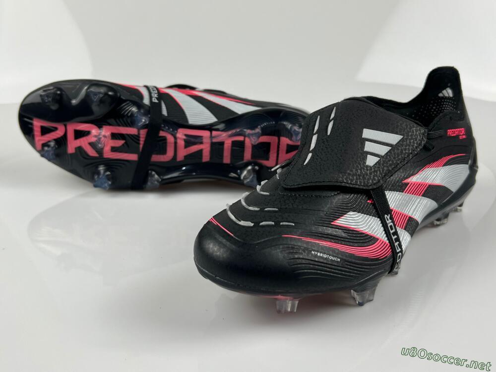 Unisex Adidas Predator Elite Foldover Tongue FG Football Boots - Black/White/Red