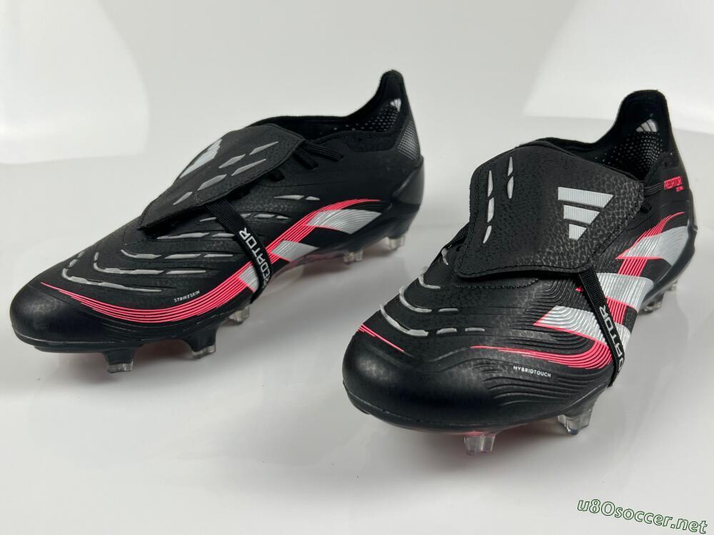 Unisex Adidas Predator Elite Foldover Tongue FG Football Boots - Black/White/Red