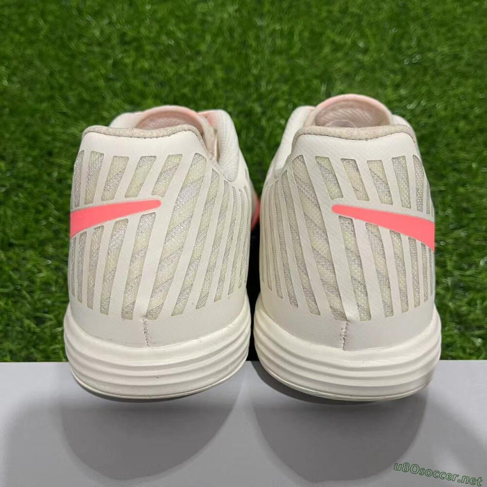 Men's Nike Lunar Gato 2 IC Football Shoes - Beige/Pink