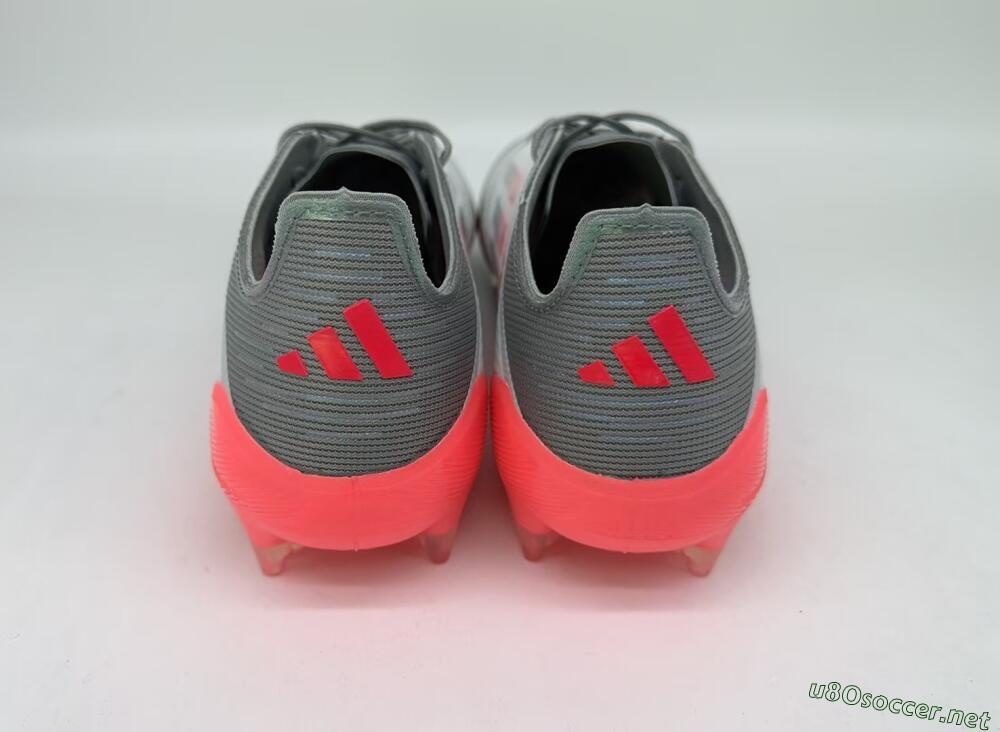 Men's Adidas F50 Elite FG Football Boots - White/Silver/Red/Black