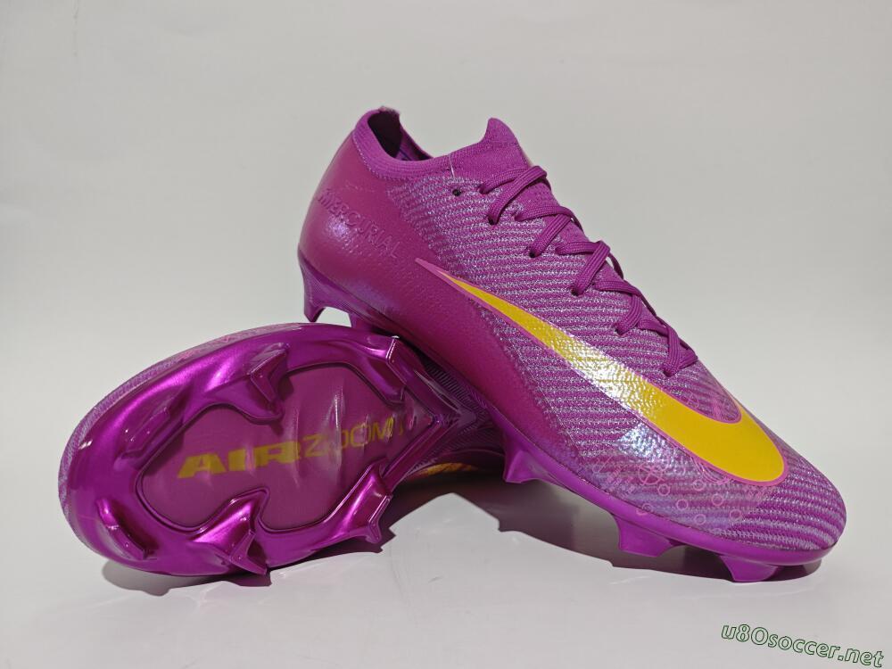 Men's Nike Air Zoom Mercurial Vapor 16 Elite FG Football Boots - Pink/Yellow
