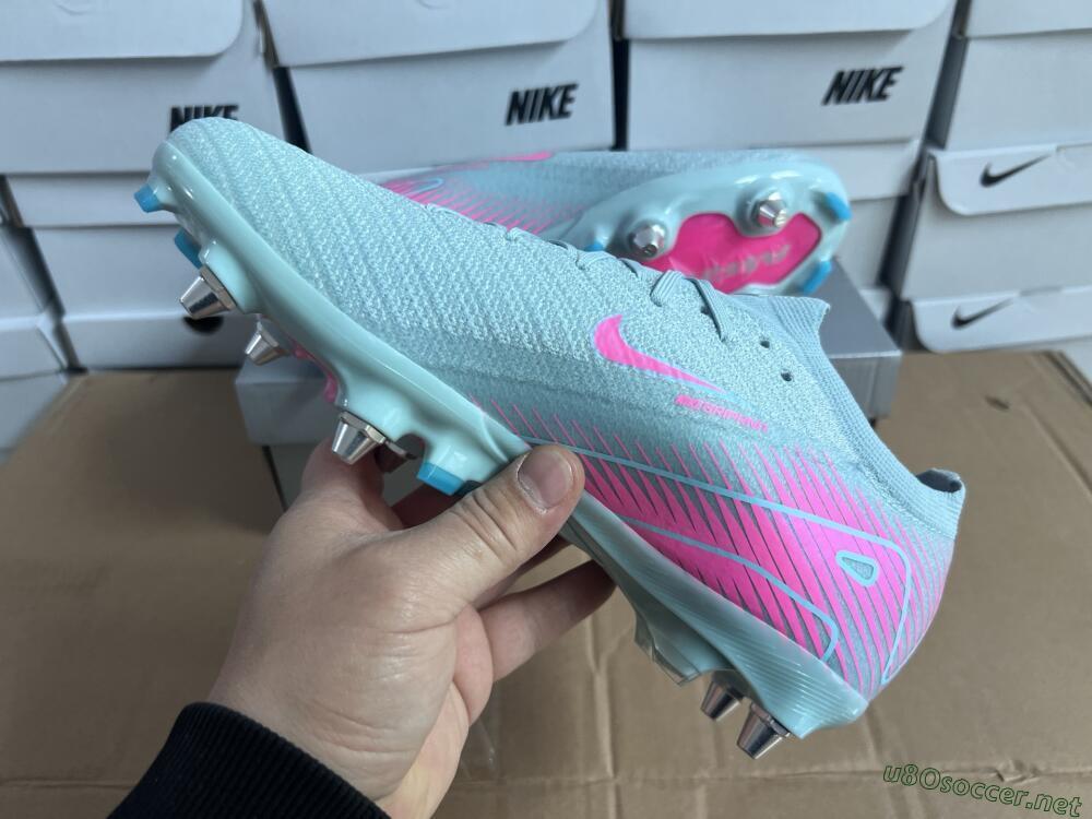 Men's Nike Air Zoom Mercurial Vapor 16 Elite SG Football Boots - Jade/Pink