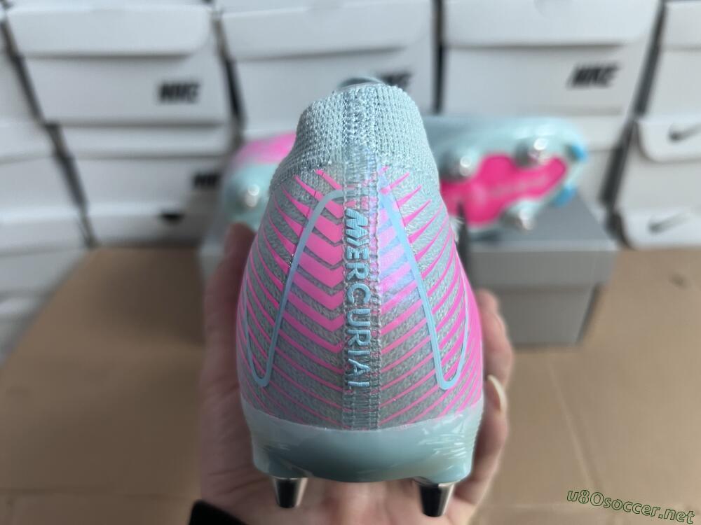 Men's Nike Air Zoom Mercurial Vapor 16 Elite SG Football Boots - Jade/Pink