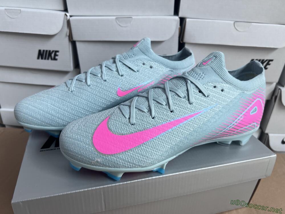 Men's Nike Air Zoom Mercurial Vapor 16 Elite FG Football Boots - Jade/Pink/Silver