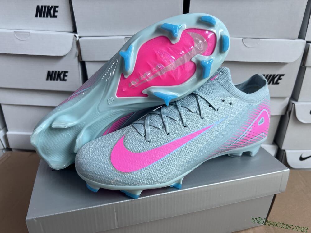 Men's Nike Air Zoom Mercurial Vapor 16 Elite FG Football Boots - Jade/Pink/Silver