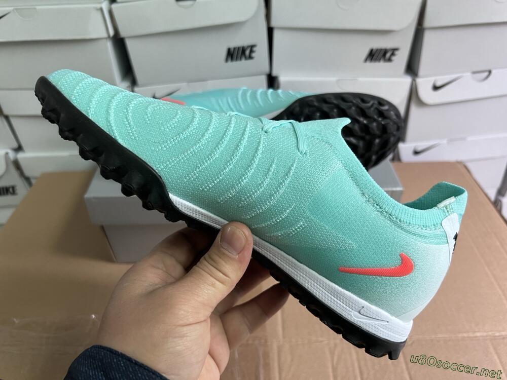 Unisex Nike Phantom Luna Elite TF Football Shoes - Jade/Red/White