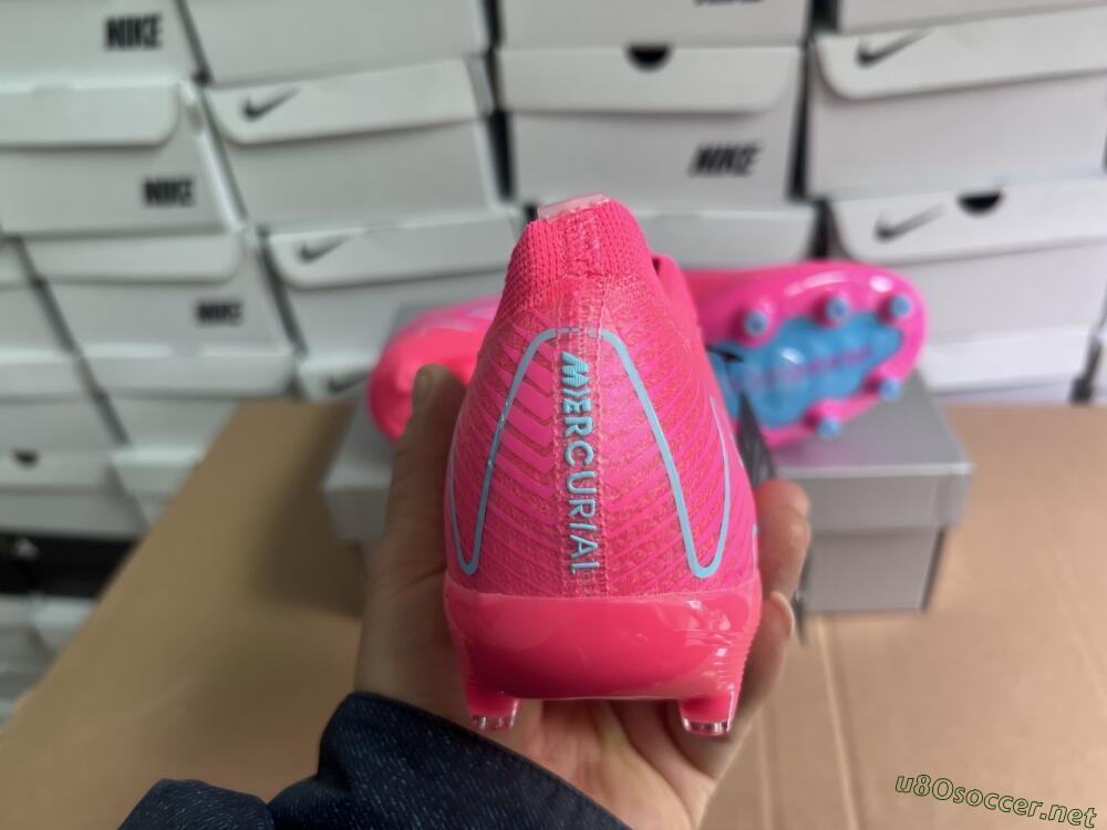 Unisex Nike Air Zoom Mercurial Vapor 16 Elite AG Football Boots - Pink/Jade