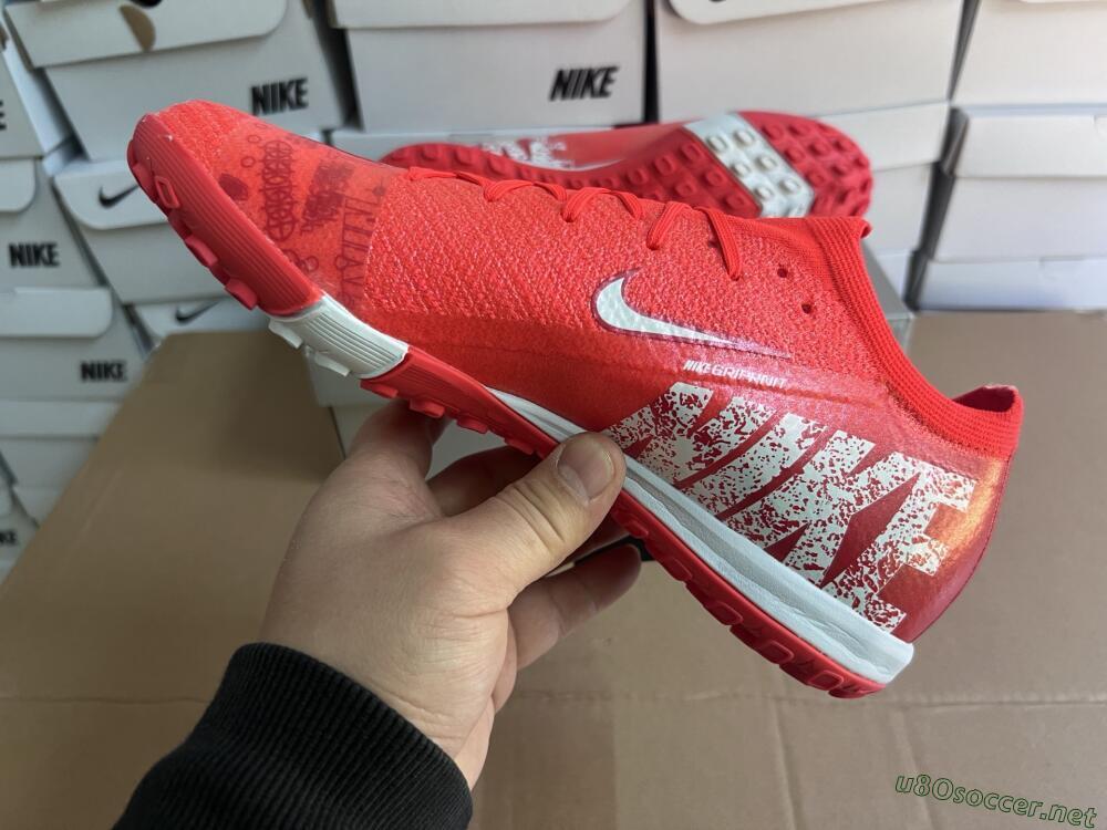 Unisex Nike Air Zoom Mercurial Vapor 16 Elite TF Football Shoes - Red/White