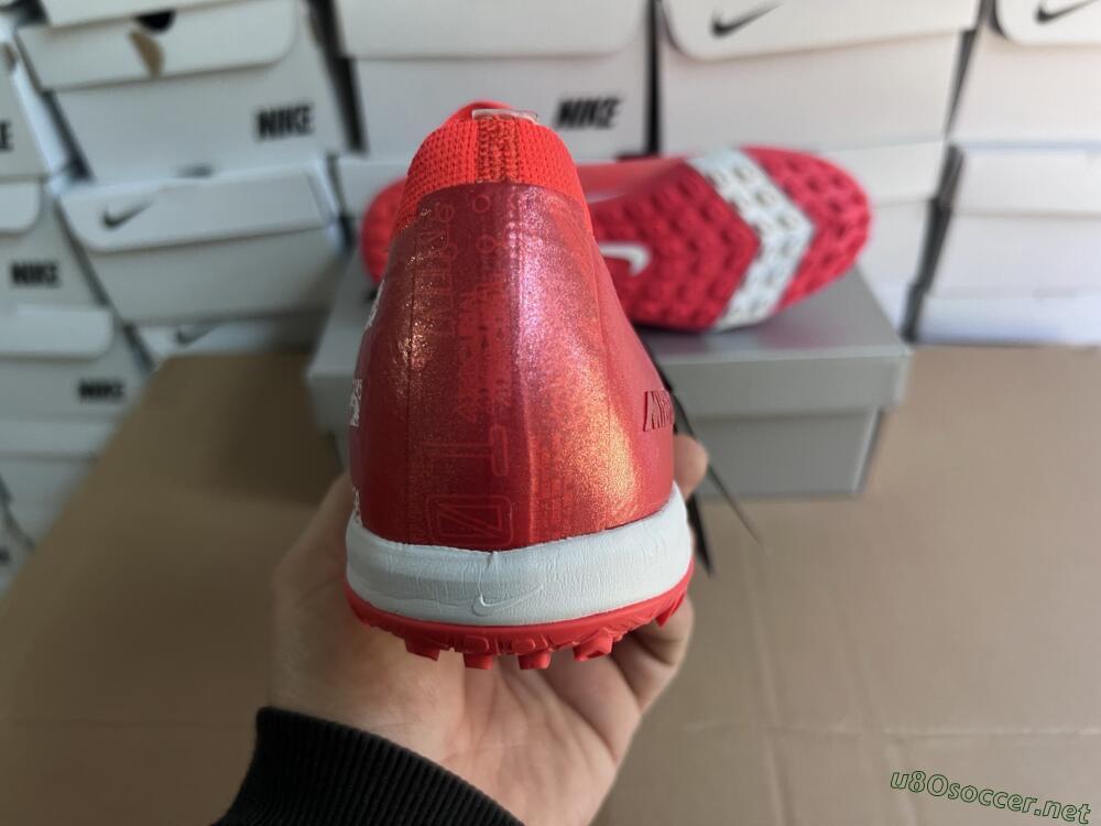 Unisex Nike Air Zoom Mercurial Vapor 16 Elite TF Football Shoes - Red/White