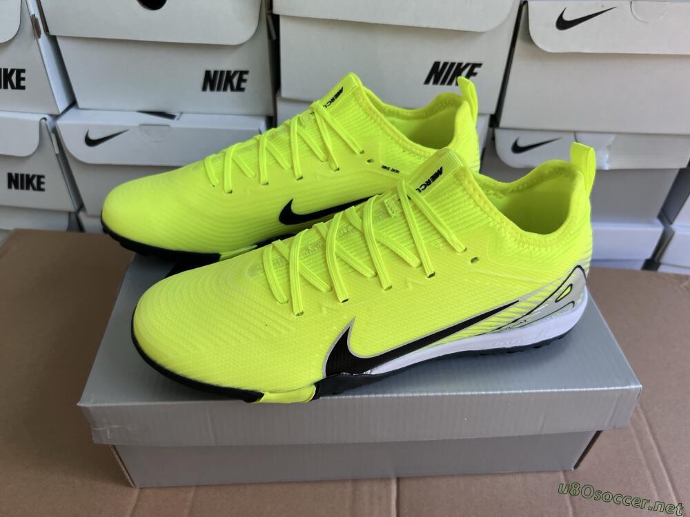 Unisex Nike Air Zoom Mercurial Vapor 16 Elite TF Football Shoes - Yellow/Black/Silver