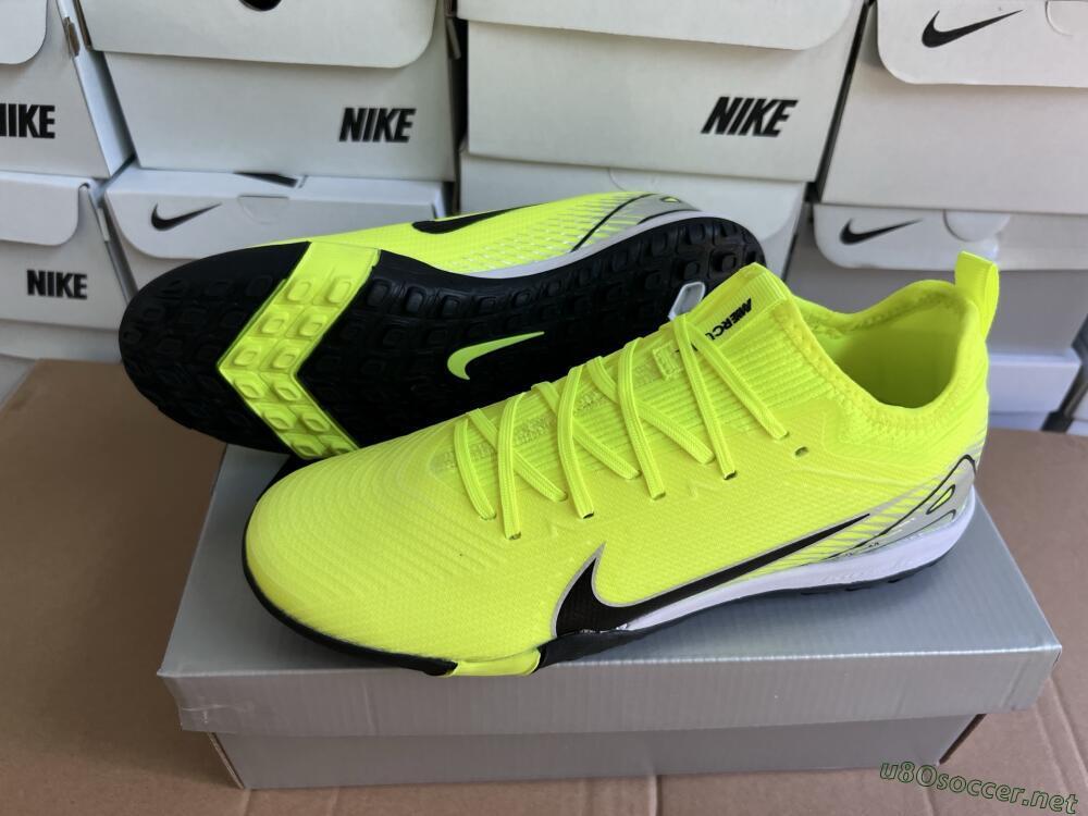 Unisex Nike Air Zoom Mercurial Vapor 16 Elite TF Football Shoes - Yellow/Black/Silver
