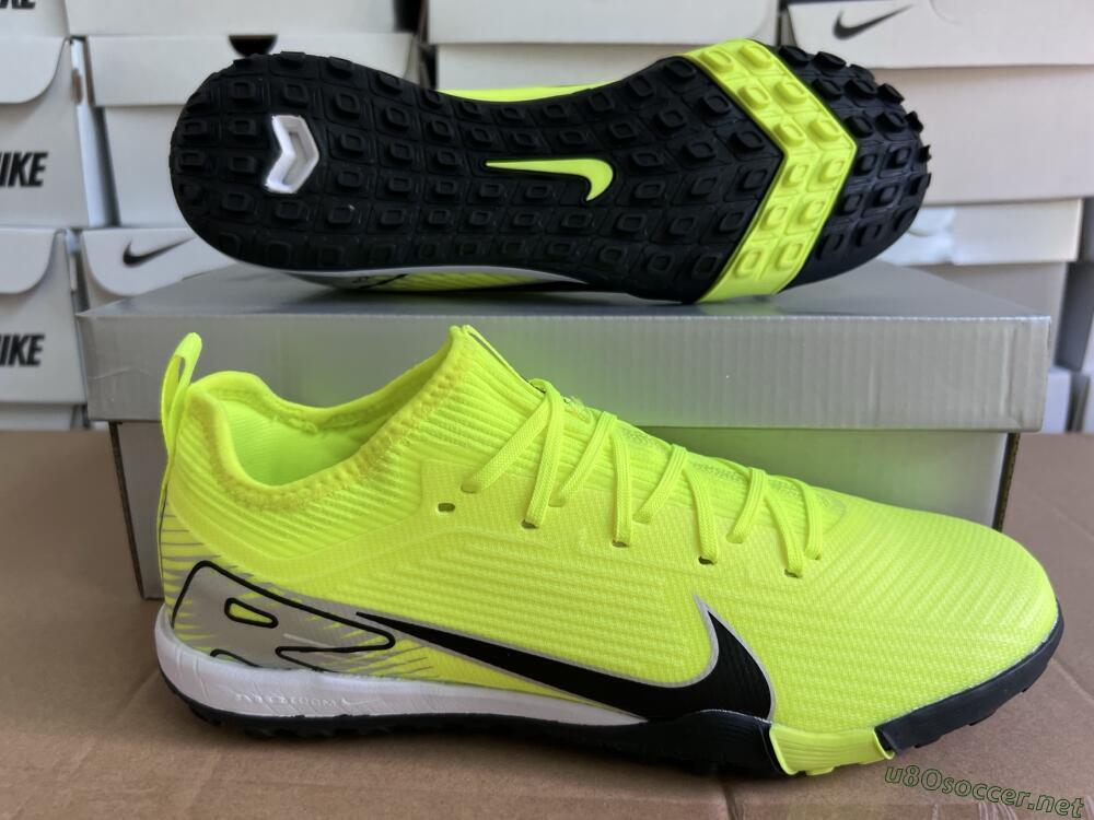 Unisex Nike Air Zoom Mercurial Vapor 16 Elite TF Football Shoes - Yellow/Black/Silver