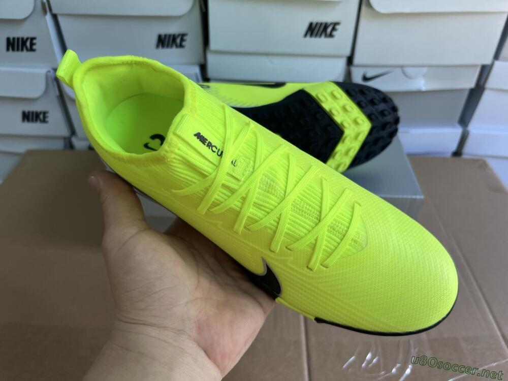 Unisex Nike Air Zoom Mercurial Vapor 16 Elite TF Football Shoes - Yellow/Black/Silver