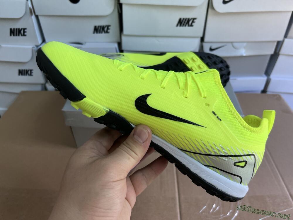 Unisex Nike Air Zoom Mercurial Vapor 16 Elite TF Football Shoes - Yellow/Black/Silver