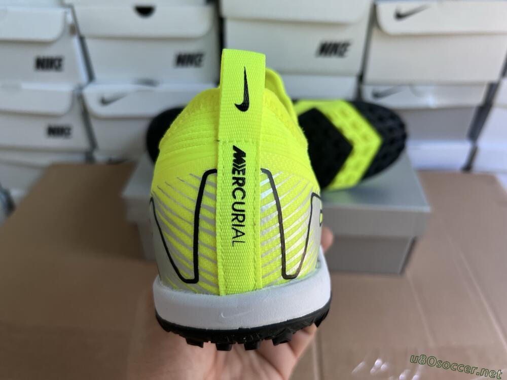 Unisex Nike Air Zoom Mercurial Vapor 16 Elite TF Football Shoes - Yellow/Black/Silver