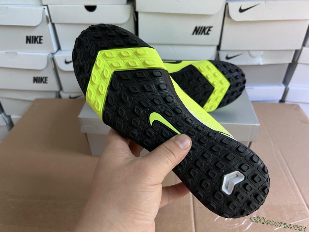 Unisex Nike Air Zoom Mercurial Vapor 16 Elite TF Football Shoes - Yellow/Black/Silver