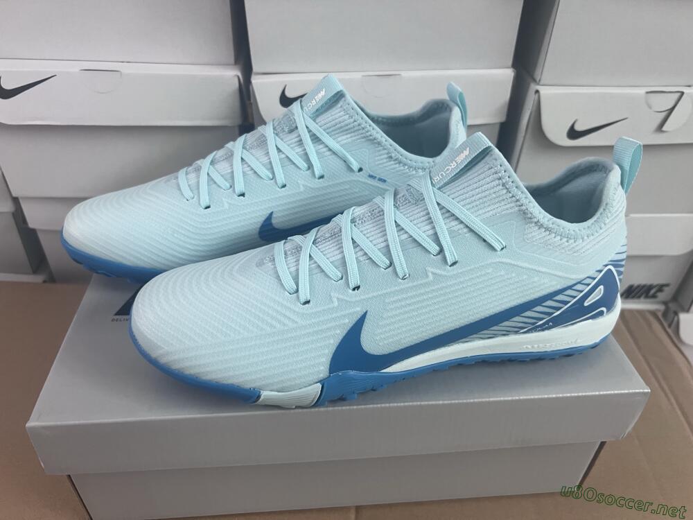 Unisex Nike Air Zoom Mercurial Vapor 16 Elite TF Football Shoes - Jade/Blue/White