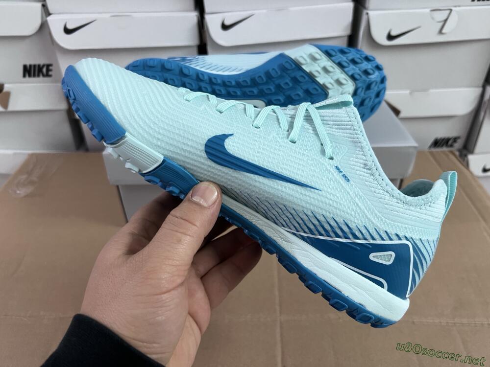 Unisex Nike Air Zoom Mercurial Vapor 16 Elite TF Football Shoes - Jade/Blue/White