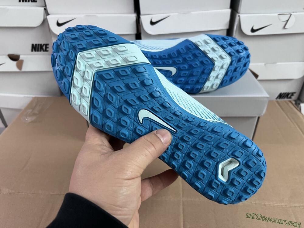 Unisex Nike Air Zoom Mercurial Vapor 16 Elite TF Football Shoes - Jade/Blue/White