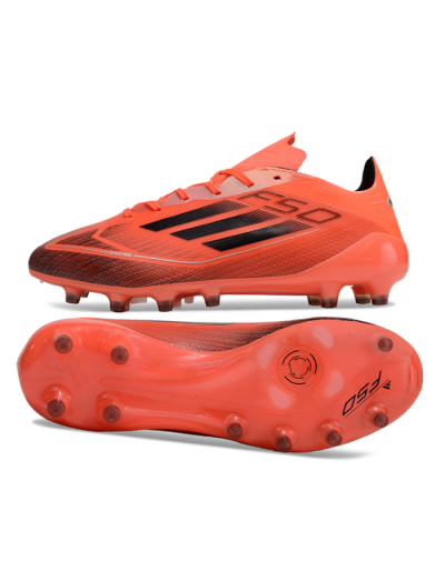Men's Adidas F50 Elite AG Football Boots - Red/Black