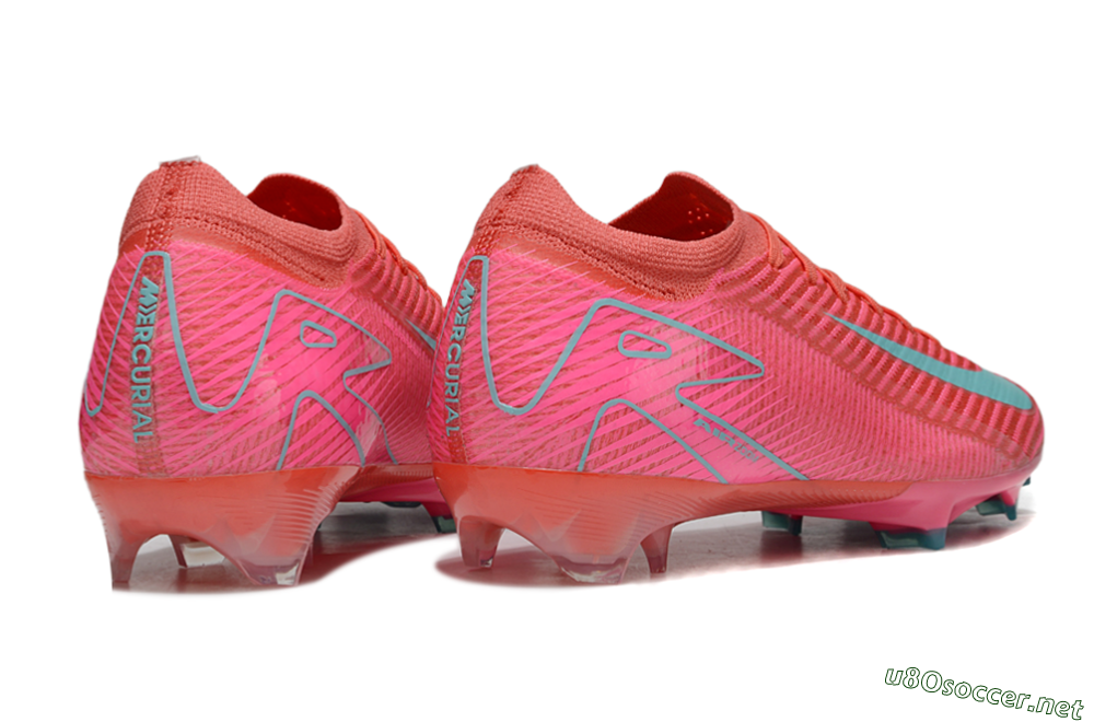 Unisex Nike Air Zoom Mercurial Vapor 16 Elite FG Football Boots - Pink/Jade 6