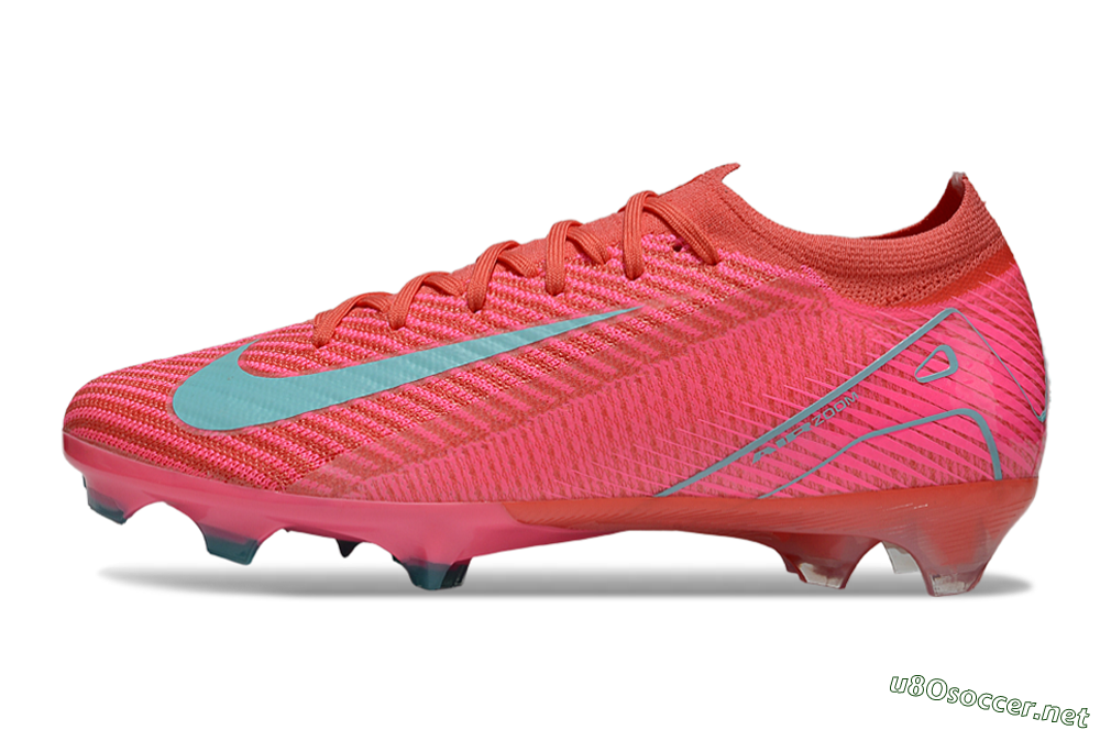 Unisex Nike Air Zoom Mercurial Vapor 16 Elite FG Football Boots - Pink/Jade 0