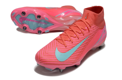 Men's Nike Air Zoom Mercurial Superfly 10 Elite SG Football Boots - Pink/Jade
