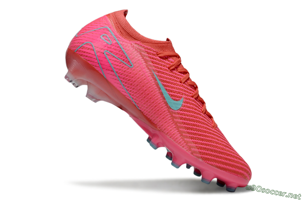 Unisex Nike Air Zoom Mercurial Vapor 16 Elite AG Football Boots - Pink/Jade 4